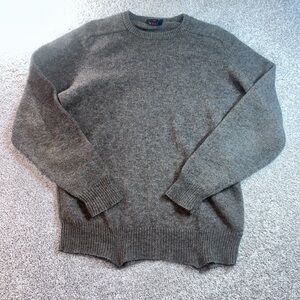 Classic Gray Crewneck Sweater for Men